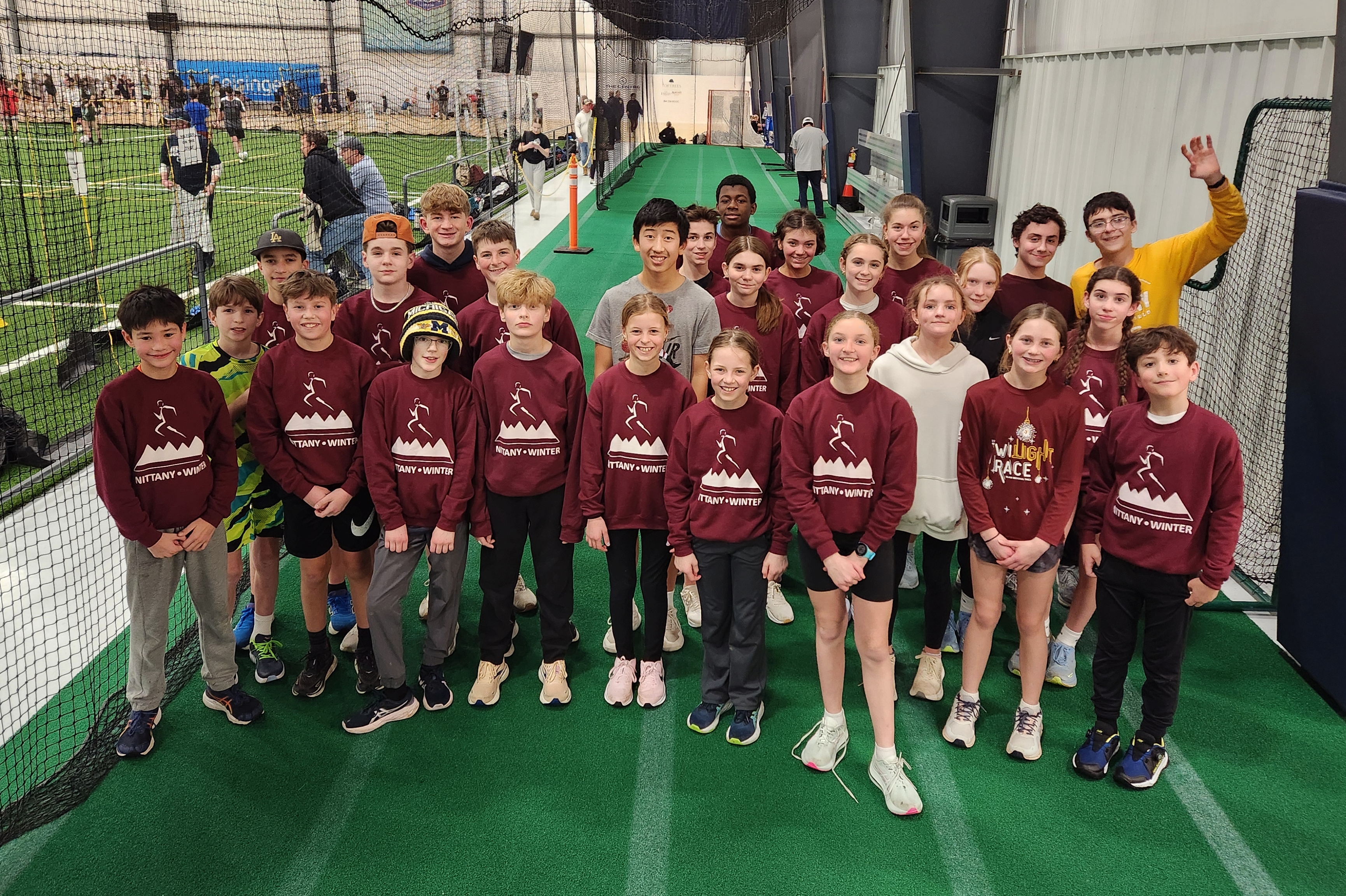 2025
                                winter training group athletes at the
                                Centre
