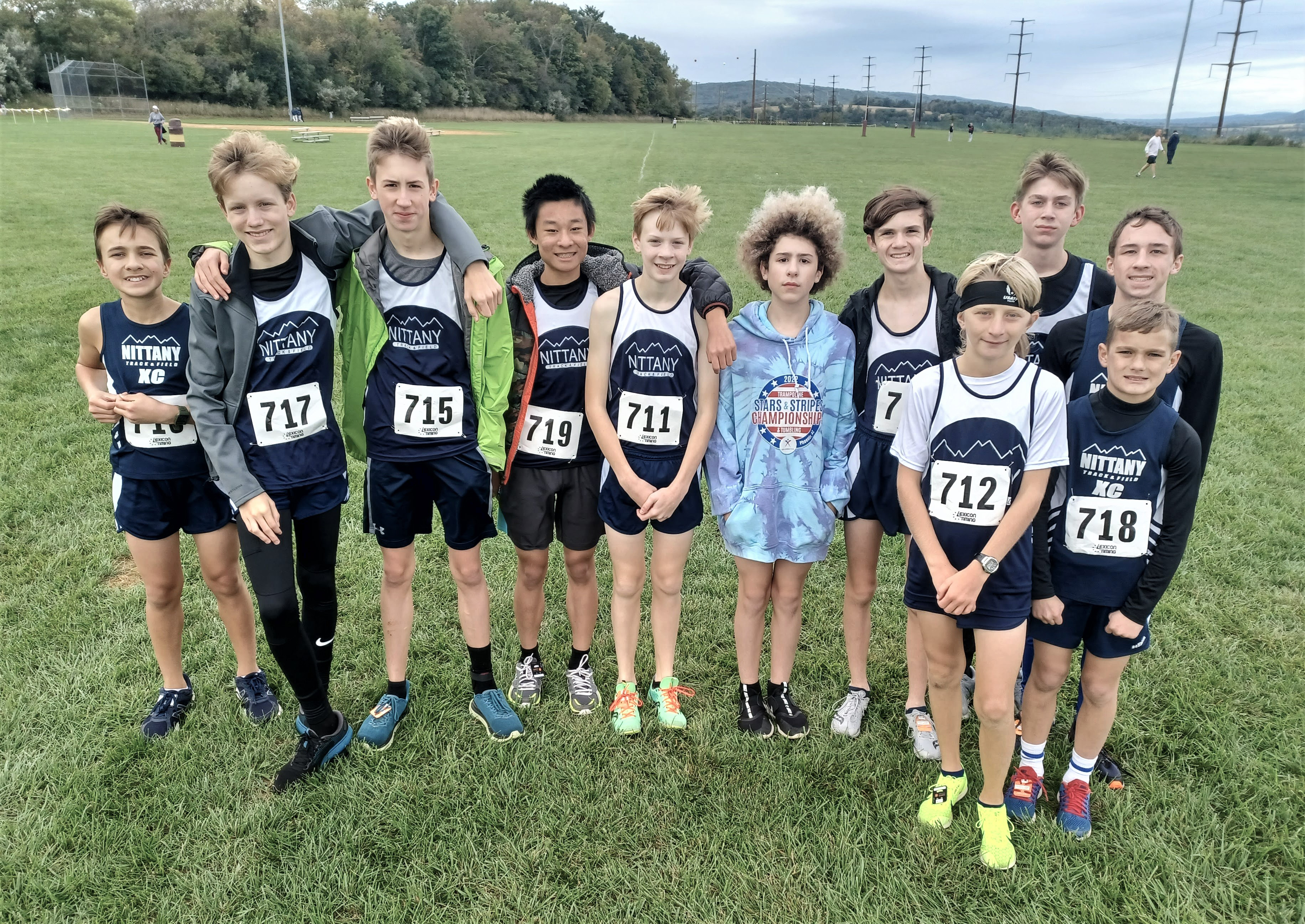 NTF boys XC
                  team at NEPA